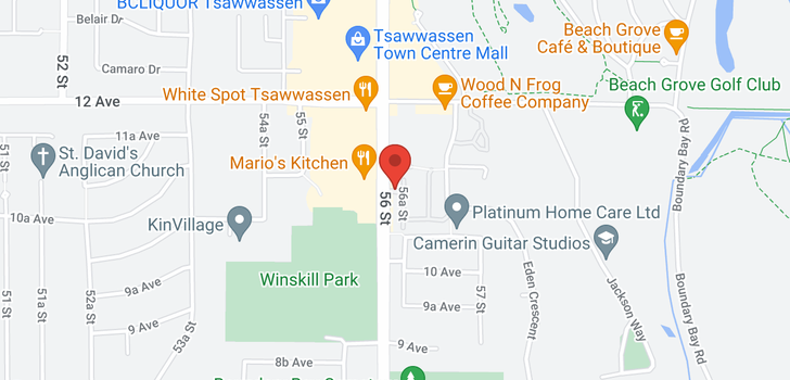 map of 301S 1100 56 STREET